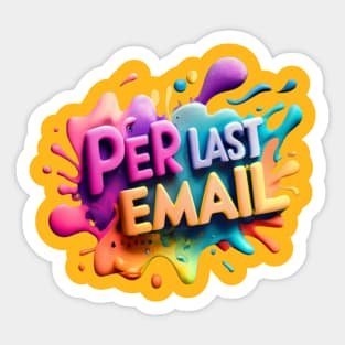 Per My Last Email Sticker